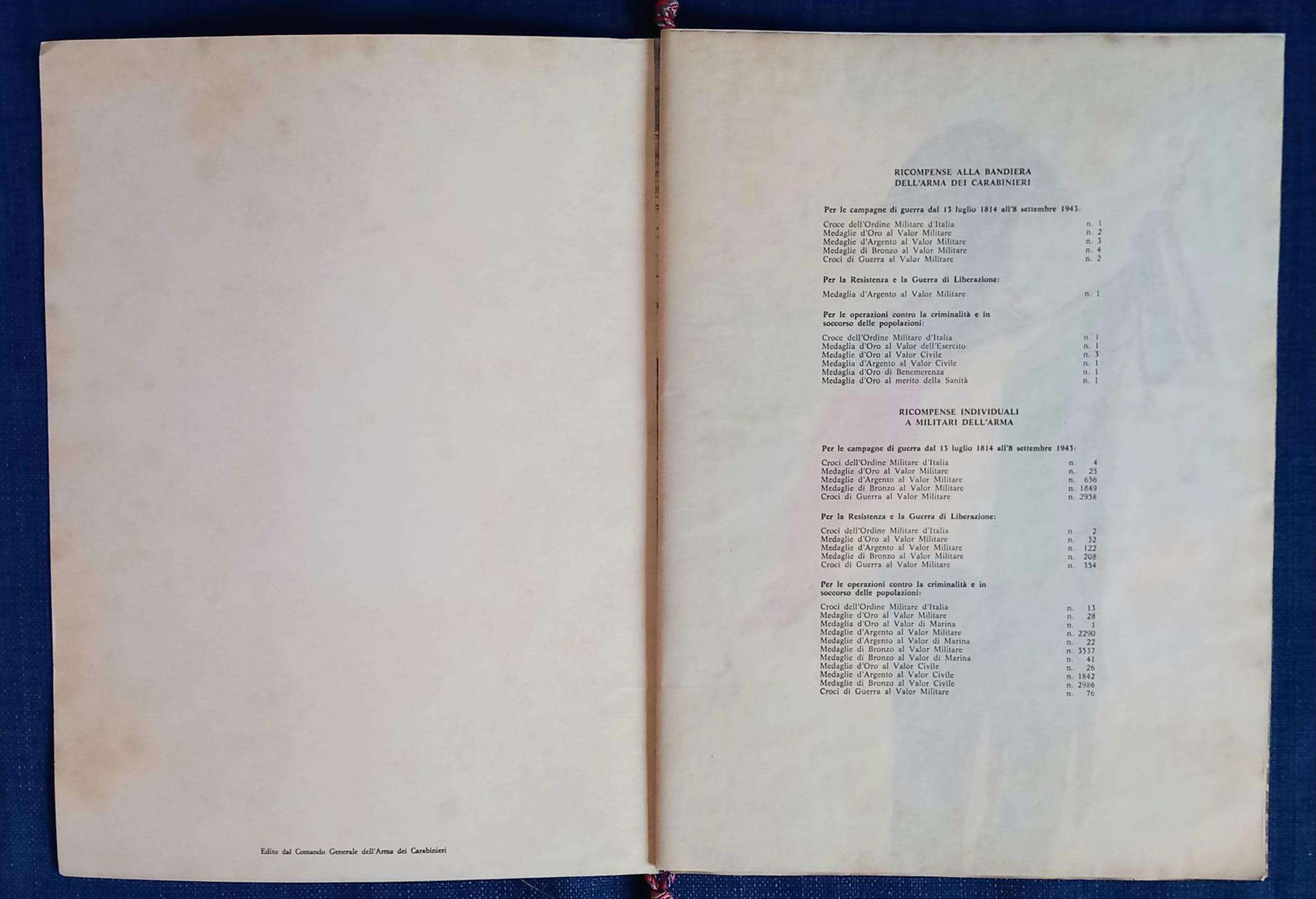 Parte interna da capa e página 1